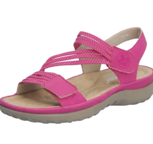 Sandals*RIEKER 64870-31 FUCHSIA