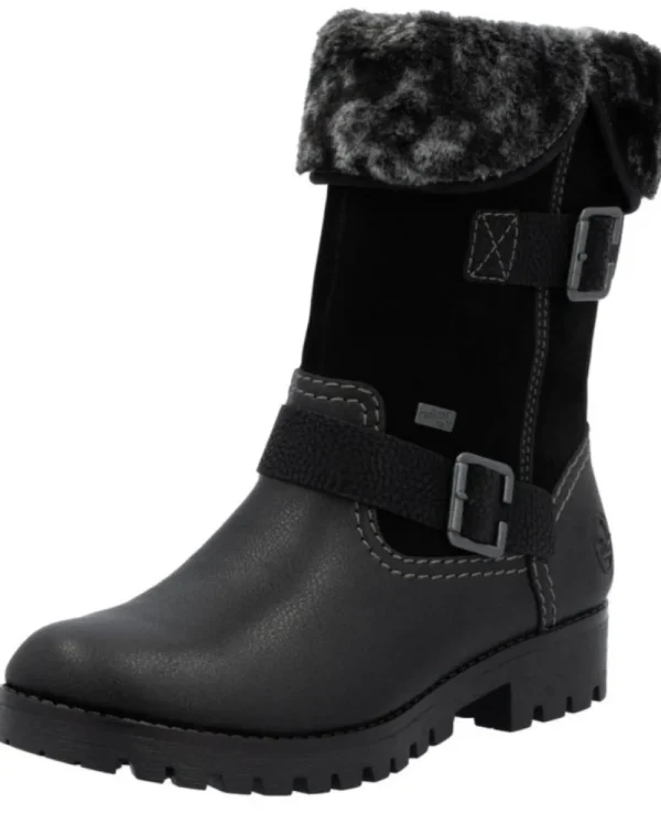 Boots*RIEKER 78563-00 BLACK