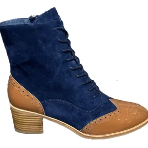 Dress Shoes*DJANGO & JULIETTE DEMONTE NAVY/TAN