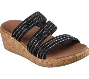 Sandals*SKECHERS (L) ARCH FIT BEVERLEE - ALWAYS CLASSY BLACK