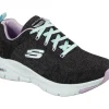 Casual Shoes*SKECHERS (L) ARCH FIT COMFY WAVE BLACK