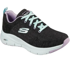 Casual Shoes*SKECHERS (L) ARCH FIT COMFY WAVE BLACK