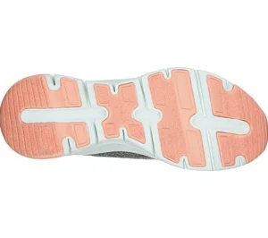 Casual Shoes*SKECHERS (L) ARCH FIT COMFY WAVE GREY/PINK
