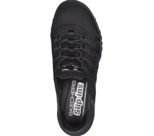 Casual Shoes*SKECHERS (L) SLIP INS BREATHE EASY BLACK