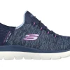 Casual Shoes*SKECHERS (L) SUMMITS - DAZZLING HAZE NAVY
