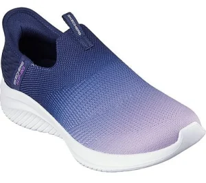 Casual Shoes*SKECHERS (L) ULTRA FLEX 3.0 SLIP-INS NAVY/LAVENDER