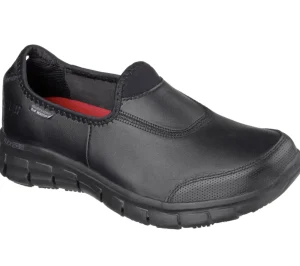 Casual Shoes*SKECHERS (L) WORK: SURE TRACK BLACK