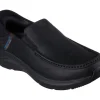 Casual Shoes*SKECHERS (M) SLIP-INS RELAXED FIT PARSON - OSWIN BLACK