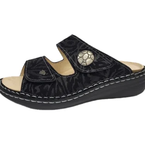 Sandals*FINN COMFORT MOOREA SOFT BLACKDELIZIA