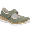 Casual Shoes*RIEKER N42B0-52 OLIVE